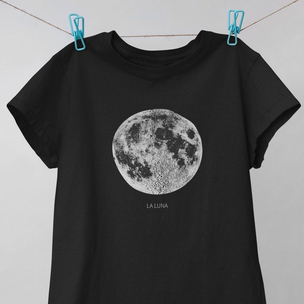 La Luna T Shirt - Moon Tshirt - Aesthetic