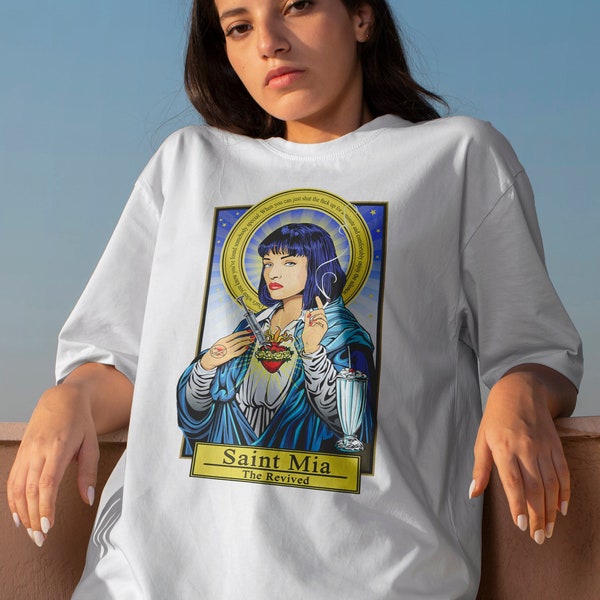 Camiseta/Camisa/Top de Saint Mia, Camiseta de los 90, Citas de películas, Camiseta de arte estético genial