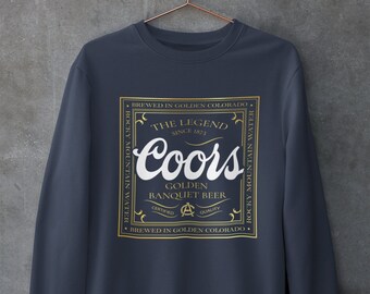 vintage coors light crew neck