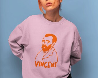 Vincent Sweatshirt - Van Gogh Sweatshirt - Aesthetic Clothing - Art Shirt - Art Hoe - Artsy - Tumblr Clothing