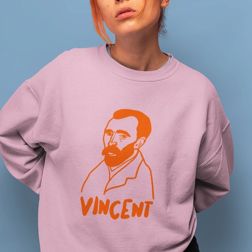 Vincent Sweatshirt - Van Gogh Sweatshirt - Aesthetic Clothing - Art Shirt - Art Hoe - Artsy - Tumblr Clothing