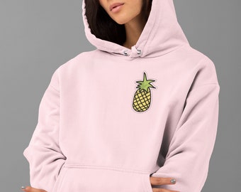 CY SHOP Hawaiian Pineapple Aloha Mens Boys Crewneck Unisex Pullover Sweatshirt Crew Neck Hoodie