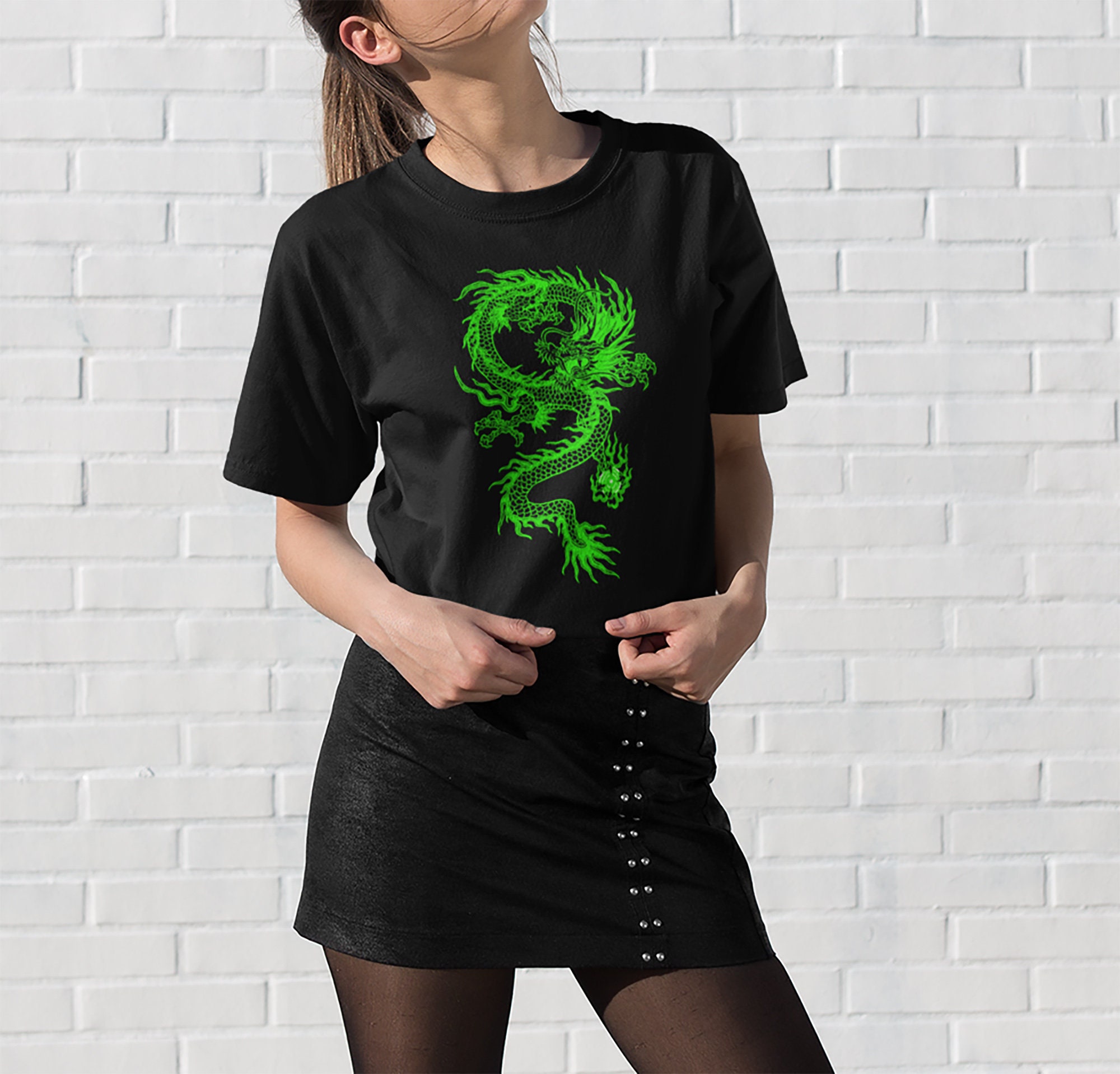 Dragon T Shirt Aesthetic Clothing 