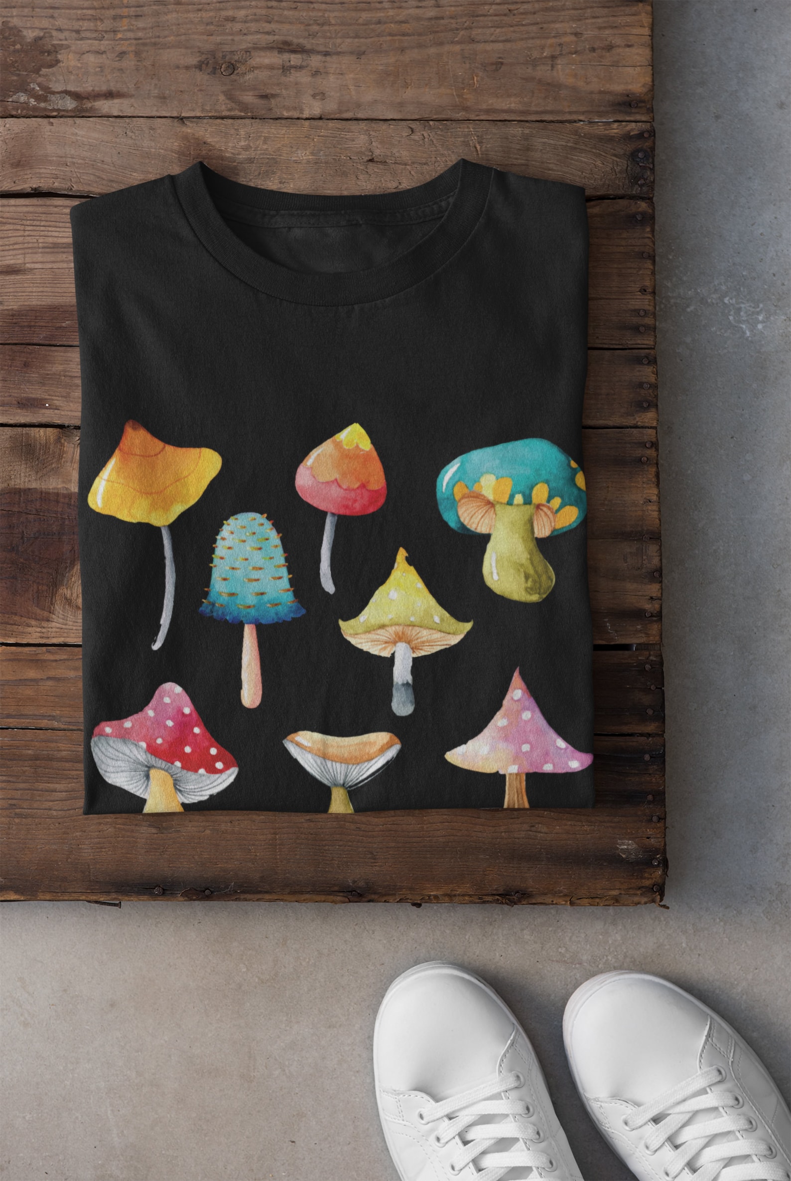 Mushroom T Shirt Watercolor Mushrooms Shirt Aesthetic T | Etsy