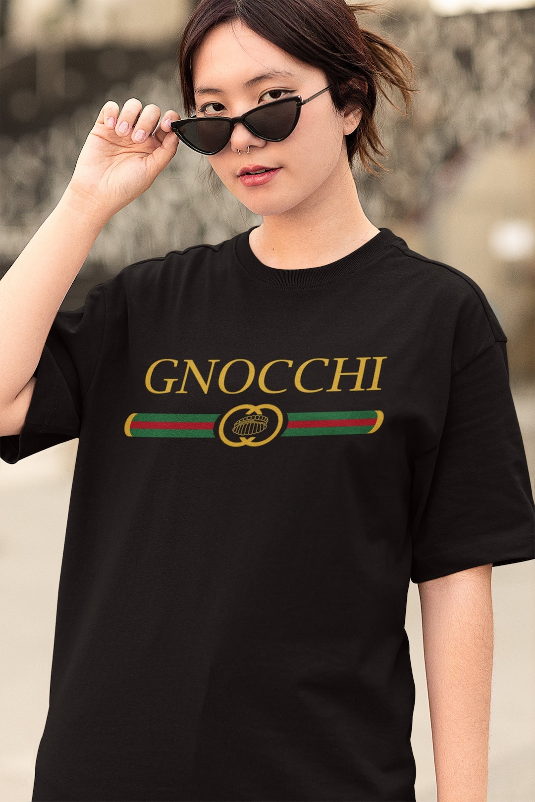 Gnocchi T-shirt Designer Logo T-shirt Funny Tshirt Logo T Shirt ...