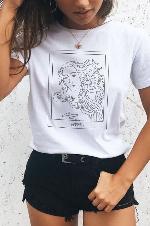 Botticelli Shirt The Birth of Venus Unisex T-shirt Renaissance Shirt Aesthetic Tee Goddess Greek Mythology Fine Art T-Shirt Designer tshirt