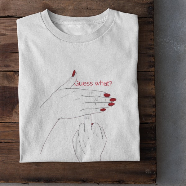 Doigt du milieu Tumblr Art Unisex T-Shirt - Funny Fuck Off Tee - Pro Choice Feminist Tee - Edgy Aesthetic T Shirt