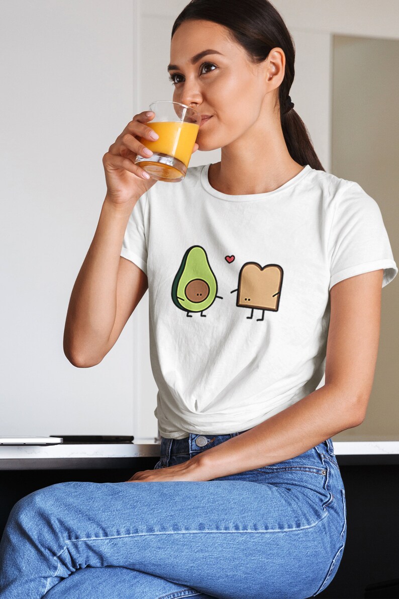 Avocado Toast Love T-Shirt Avocado Addict Funny Tshirt | Etsy