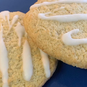 Lip-Smacking Lemon Cookies - Just 2.3g Net Carbs, 35 Calories per cookie of Pure Delight! Gluten Free, Sugar Free, Keto Friendly