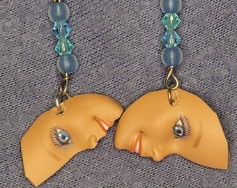 Barbie Face Earrings