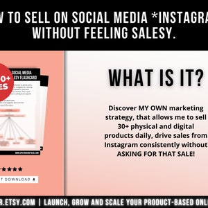How To Sell On Social Media and Instagram Without Feeling Salesy eBook, Selling On Instagram Marketing Strategies Guide, Instagram Guide image 3