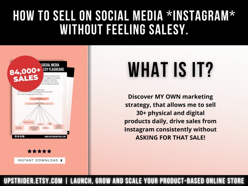 How To Sell On Social Media and Instagram Without Feeling Salesy eBook, Selling On Instagram Marketing Strategies Guide, Instagram Guide immagine 3