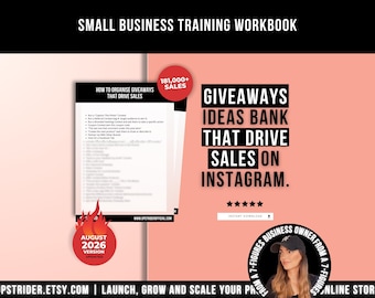 How to Organise Giveaways That Drives Sales on Instagram, Giveaways Small Business Ideas Bank Guide, Giveaways for Product-Based Business