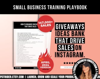 How to Organise Giveaways That Drives Sales on Instagram, Giveaways Small Business Ideas Bank Guide, Giveaways for Product-Based Business