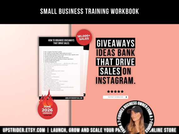 How to Organise Giveaways That Drives Sales on Instagram, Giveaways Small Business Ideas Bank Guide, Giveaways for Product-Based Business