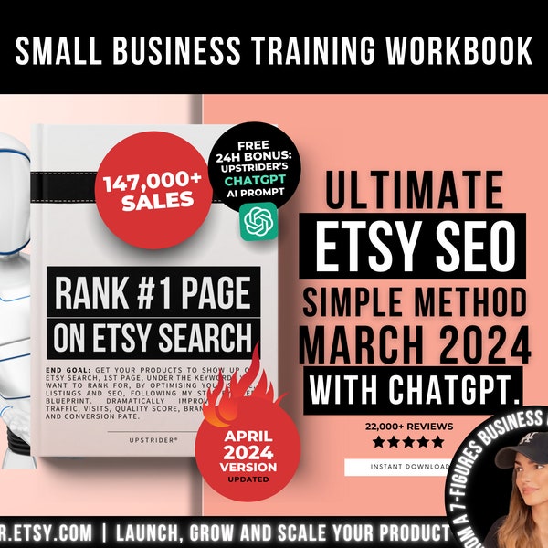 How To Sell Products And Rank 1st On Etsy Search Page, Etsy Shop Seller Help Selling Guide, How To Rank On Etsy Shop Seller Handbook