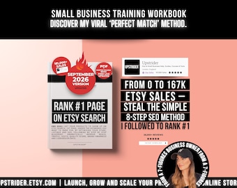 Cómo vender productos y posicionarse en primer lugar en la página de resultados de búsqueda de Etsy, Guía de ventas para vendedores de Etsy, Manual para vendedores de Etsy: Cómo posicionarse en Etsy