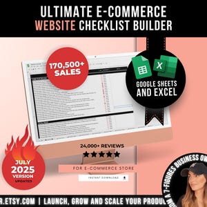 Costruttore di checklist per negozi e siti Web di e-commerce Shopify definitivo, come vendere su Shopify, guida alla vendita di Shopify, come iniziare a vendere online
