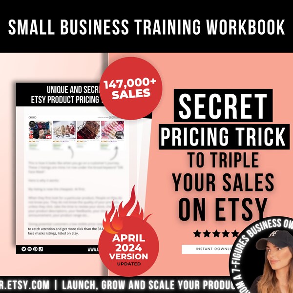 How To Sell On Etsy Secret Pricing Trick, Etsy Selling Pricing Tips, Pricing Your Product Small Business Marketing Strategy, Selling on Etsy