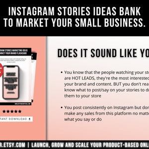 Instagram Stories Ideas Bank to Market Your Small Business, Social ...