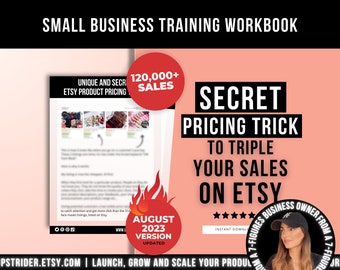 How To Sell On Etsy Secret Pricing Trick, Etsy Selling Pricing Tips, Pricing Your Product Small Business Marketing Strategy, Selling on Etsy