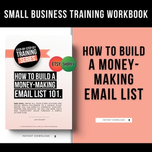 How To Build a Money-Making Email Marketing List, Lead Magnet Email Marketing Help, List Building On Etsy, How to build an Email List Etsy