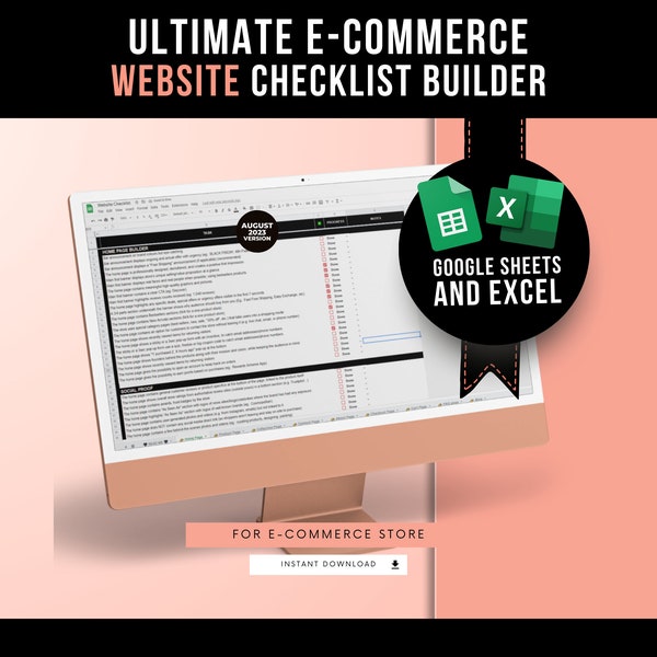 Ultimate E-commerce Shopify Store and Website Checklist Builder, How To Sell On Shopify, Shopify Selling Guide, How To Start Selling Online