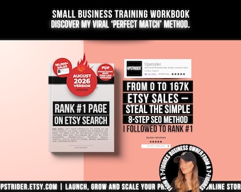 How To Sell Products And Rank 1st On Etsy Search Page, Etsy Shop Seller Help Selling Guide, How To Rank On Etsy Shop Seller Handbook