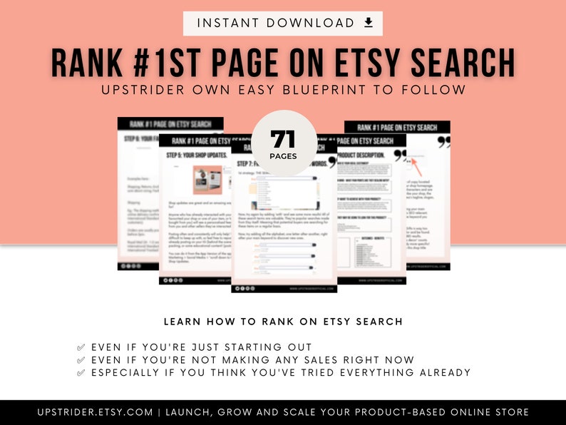 How To Sell Products And Rank 1st On Etsy Search Page, Etsy Shop Seller Help Selling Guide, How To Rank On Etsy Shop Seller Handbook immagine 7