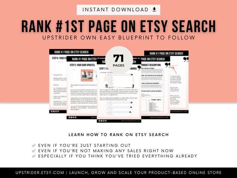 How To Sell Products And Rank 1st On Etsy Search Page, Etsy Shop Seller Help Selling Guide, How To Rank On Etsy Shop Seller Handbook image 7