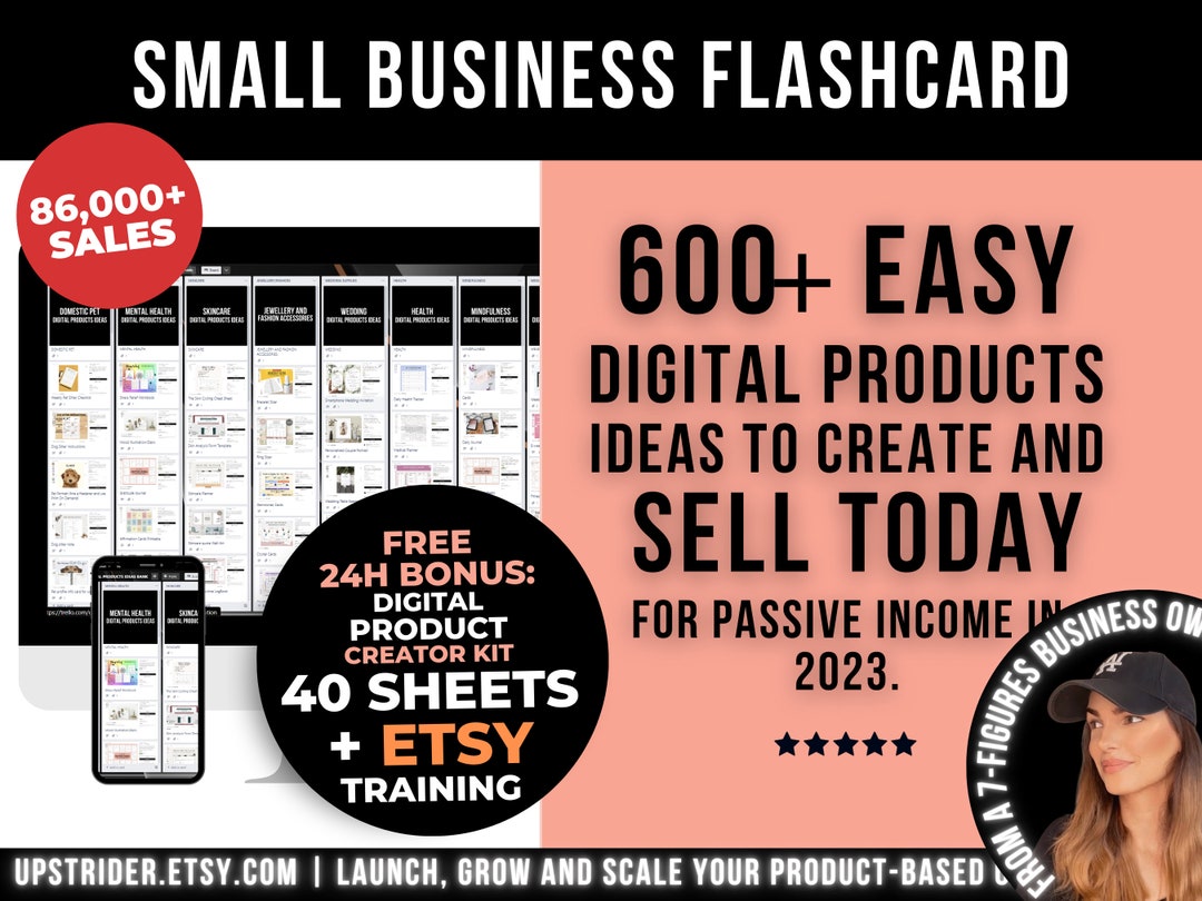 600 Digital Products Ideas to Create and Sell Today