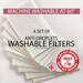 Machine Washable Filter For Face Mask Washable Sheets For Mask Filter MERV13 Reusable Filter Sheets Cellulose Fibre Filter Face Mask Filter 