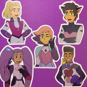 Space Suit Squad Stickers/She ra/Vinyl Stickers/Very Slight Surface Damage/Please Read Description
