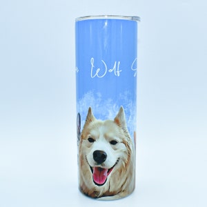 A Man And His Retro Dog - Personalized Custom Tumbler