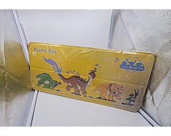 Vintage Rare Unopened The Land Before Time Paint Set - Collectible Tin Paint Set