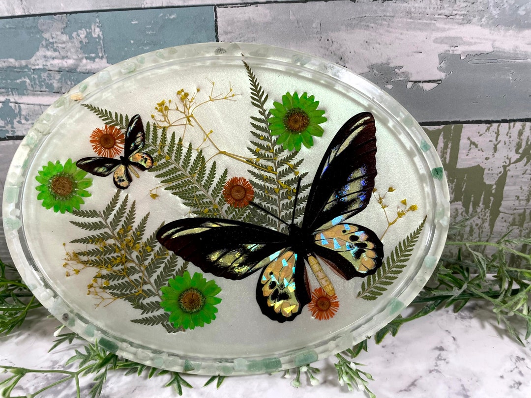 Crystal Resin Tray Crystal Display Tray Oval Resin Tray Etsy