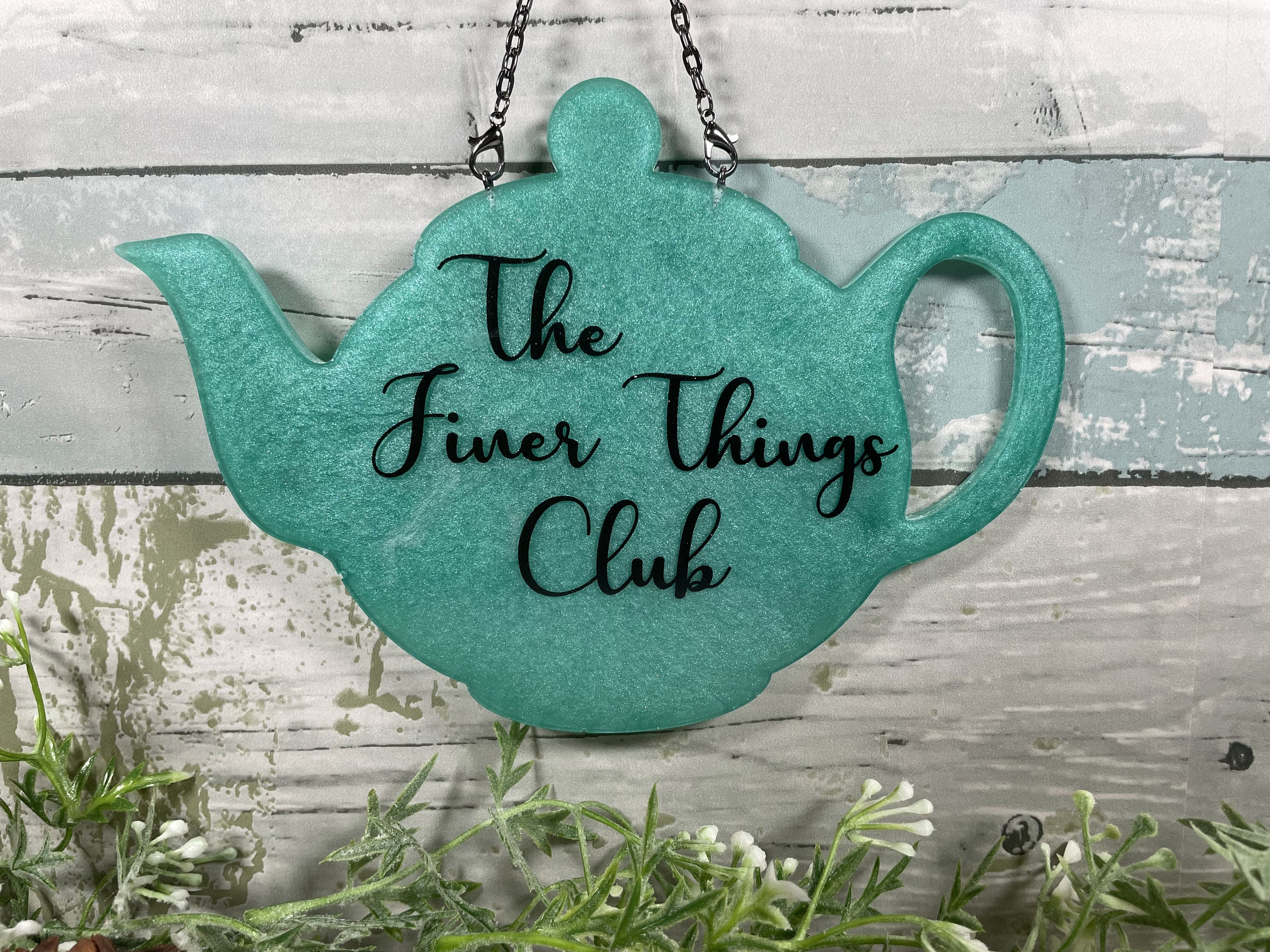 Teapot the Office Hanging Wall Decor the Finer Things Etsy