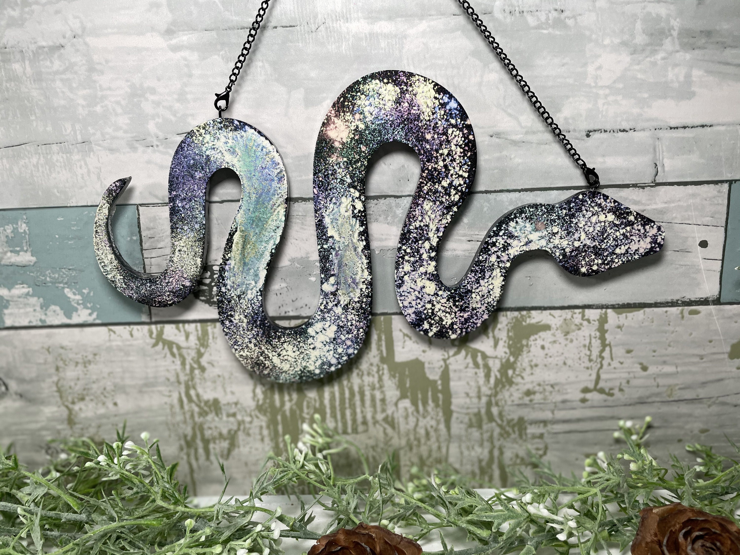 10 Snake Wall Hanging Home Decor resin art resin Etsy