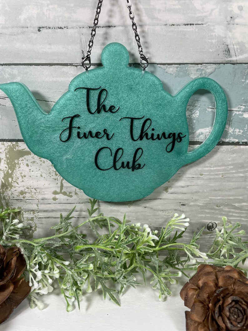Teapot the Office Hanging Wall Decor the Finer Things Etsy