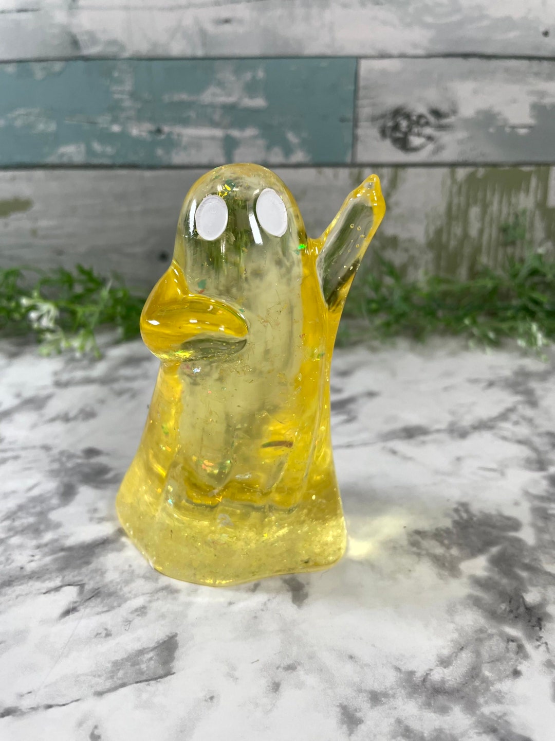 Resin Ghost Figurine, Spooky Decor, Halloween, Cute Ghost, Home Decor