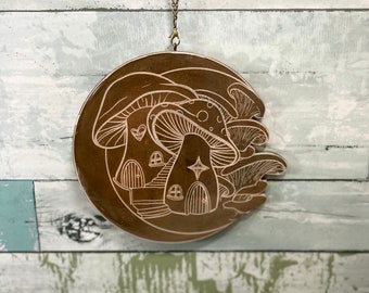 Mushroom Wall Art, Mushroom Gift, Mushroom Artwork, cottage core decor , Toadstool, Fungi, Mushroom Home Decor, Mushroom Decor, Witchy Gift