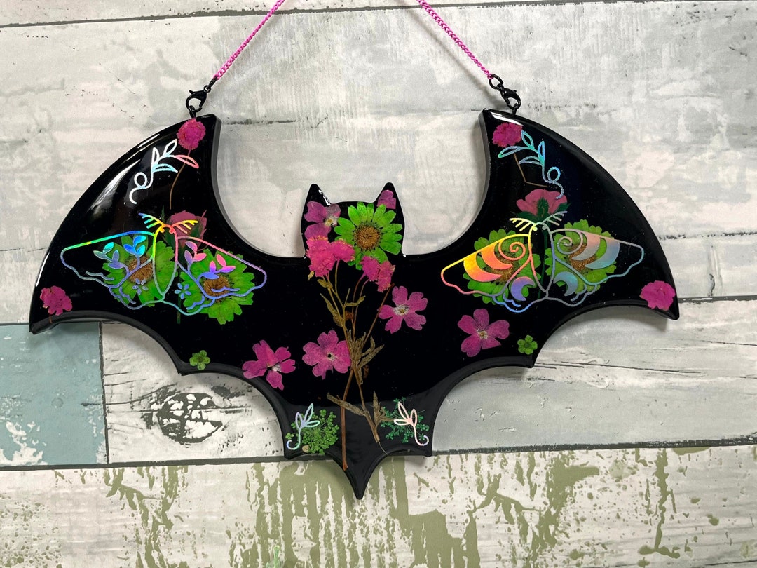 Bat Wall Hanging Bat Decor Witchy Decor Witchy Gift Home Etsy