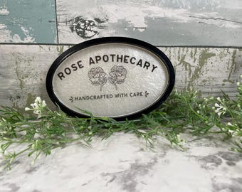 Rose Apothecary, Schitts Creek, Oval Tray, Crystal Resin Tray, Crystal Display Tray, Trinket Tray, Crystal Holder Jewelry Dish Bathroom tray