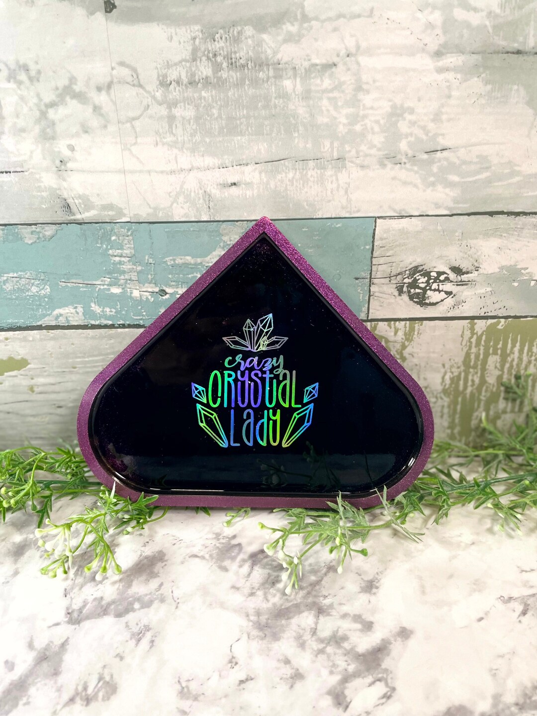 Crystal Resin Tray Crystal Display Tray Corner Resin Tray Etsy