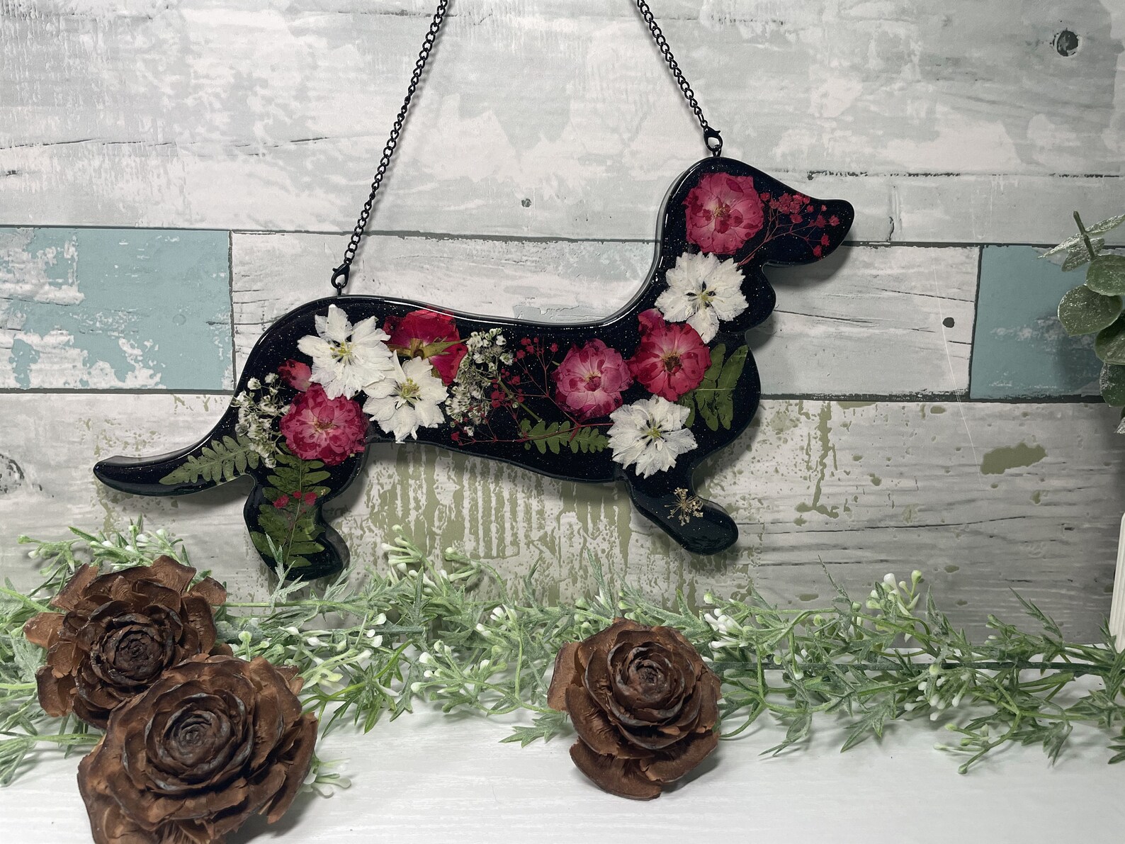 Dachshund Doxie Wall Hanging Home Decor resin resin artwork Etsy