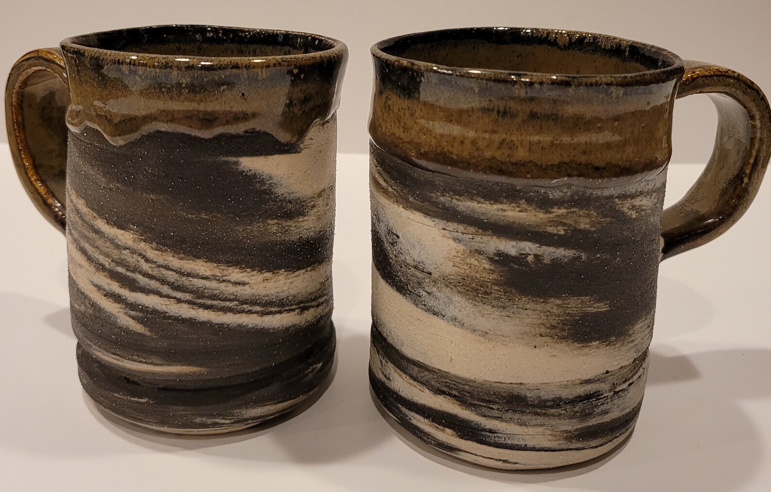 Black and White Marble Mugs Etsy