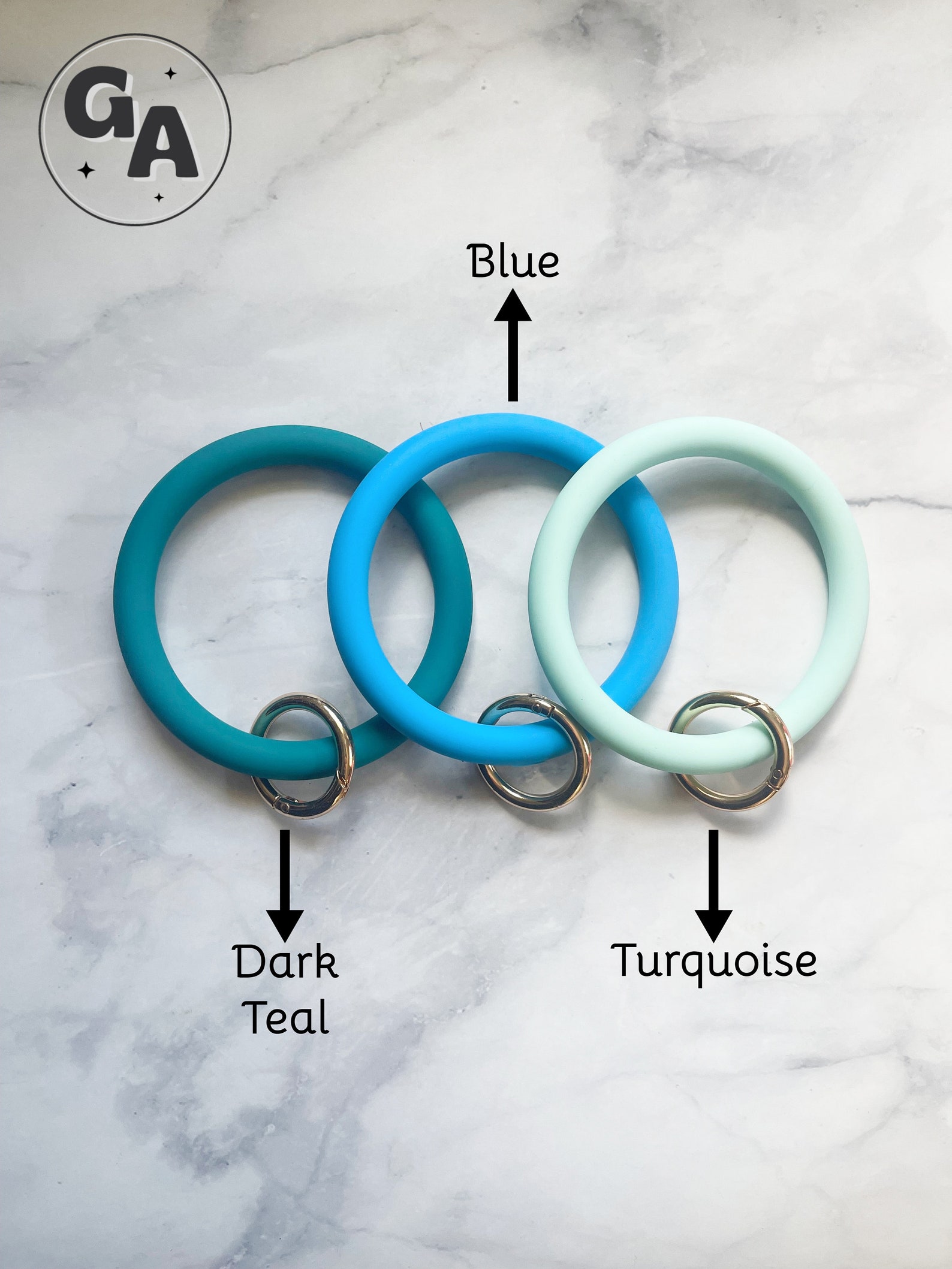 Silicone Key Ring Bracelet Silicone Keychain Silicone Bangle Etsy