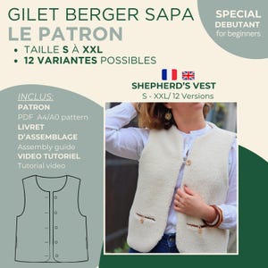 Berger Sapa Vest Pattern