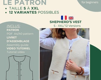 Patrón de chaleco Berger Sapa