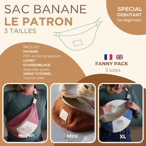 3 Sizes Belt Bag Pattern
